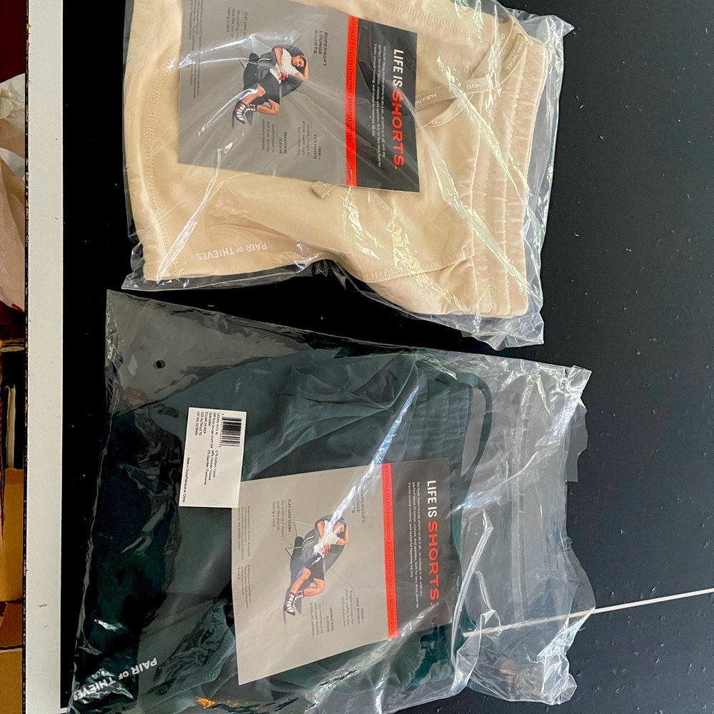 CAN’T SEEM TO DELETE THESE… NWT Pair of Thieves soft lounge shorts, 2 pairs xl